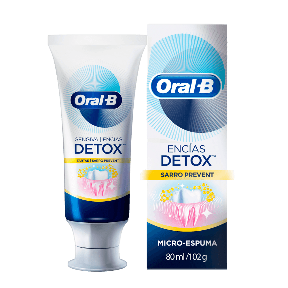 Crema Dental ORAL-B Detox Tártaro/Sarro Defense 102 g