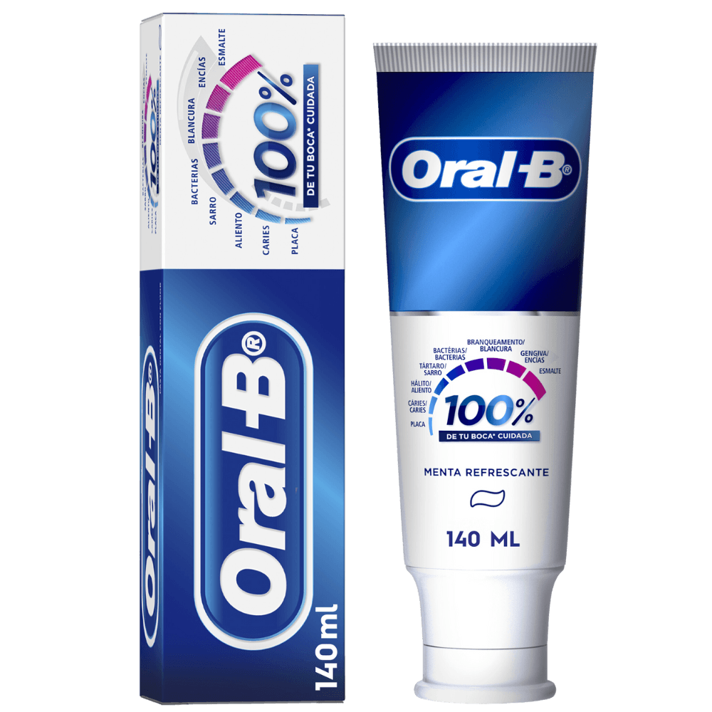 Crema Dental ORAL-B 100% 180 gr
