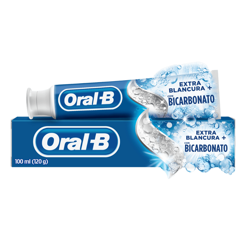 Crema Dental ORAL-B Extra Blancura + Bicarbonato 120 gr