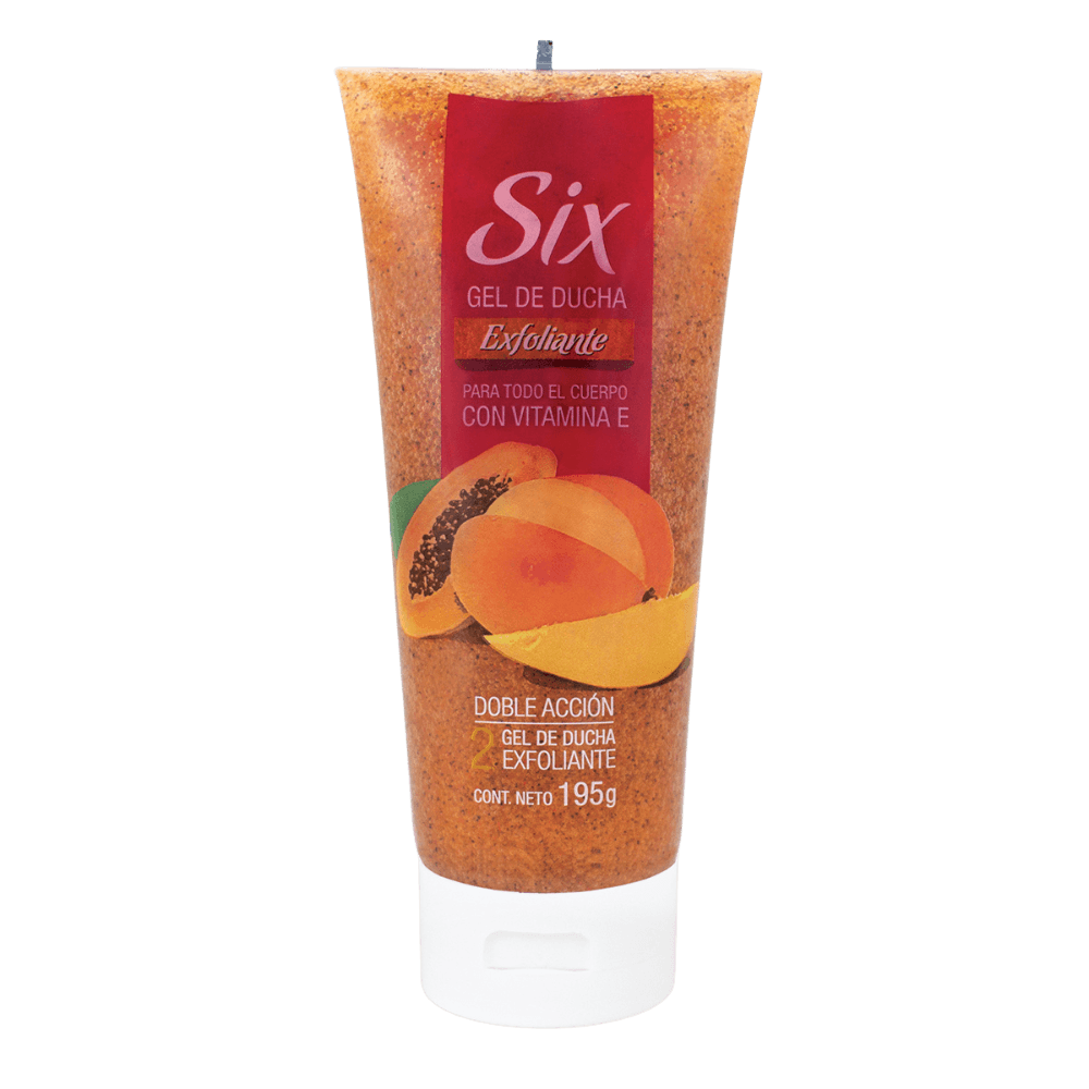 Gel de Ducha Six Exfoliante Mango