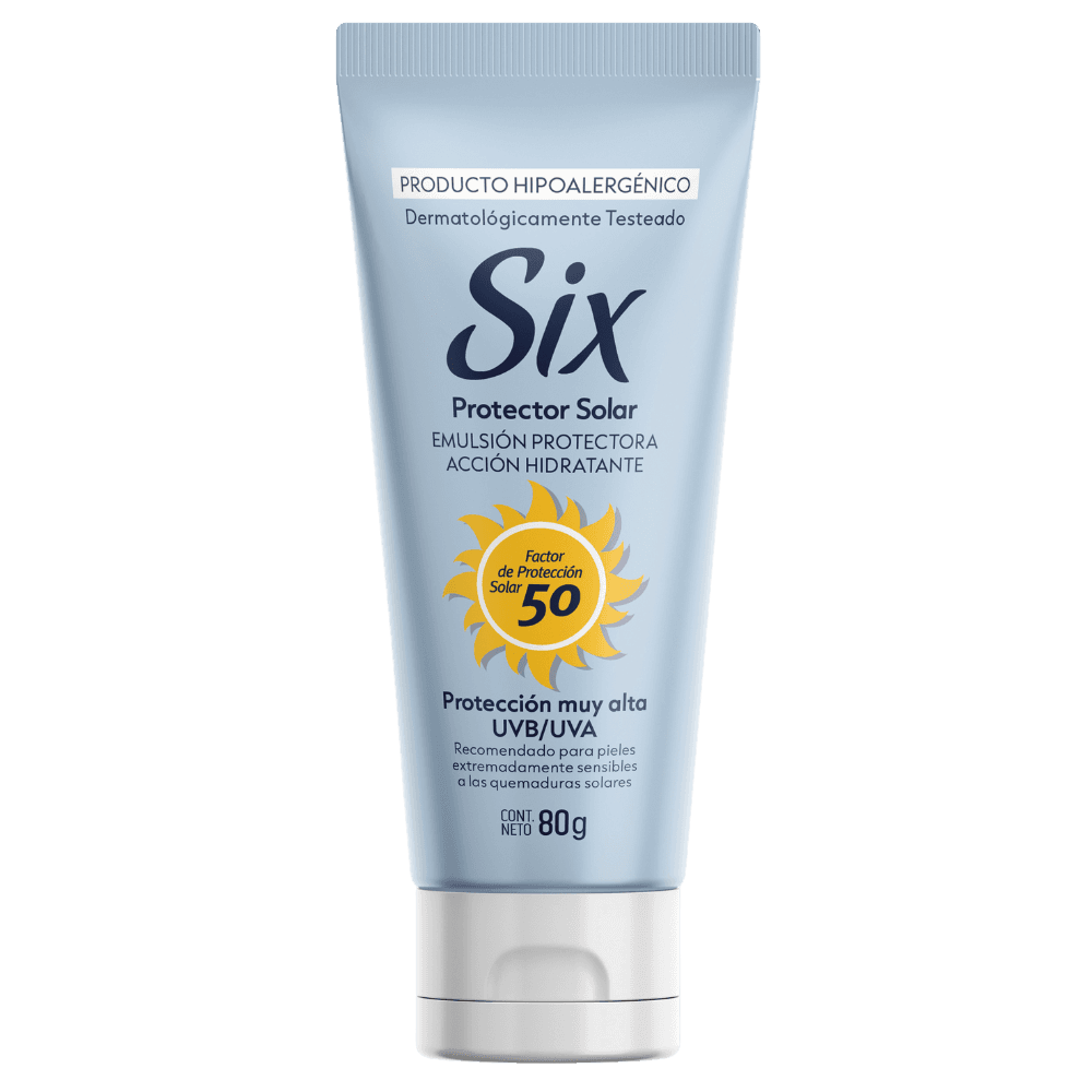 Protector Solar Six FPS 50 pomo 80g