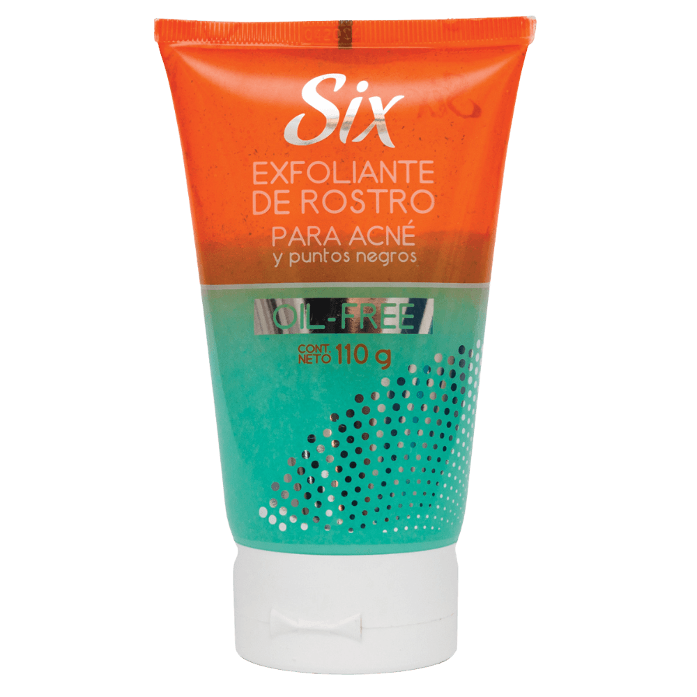 Exfoliante Six de Rostro. Para acne y puntos Negros