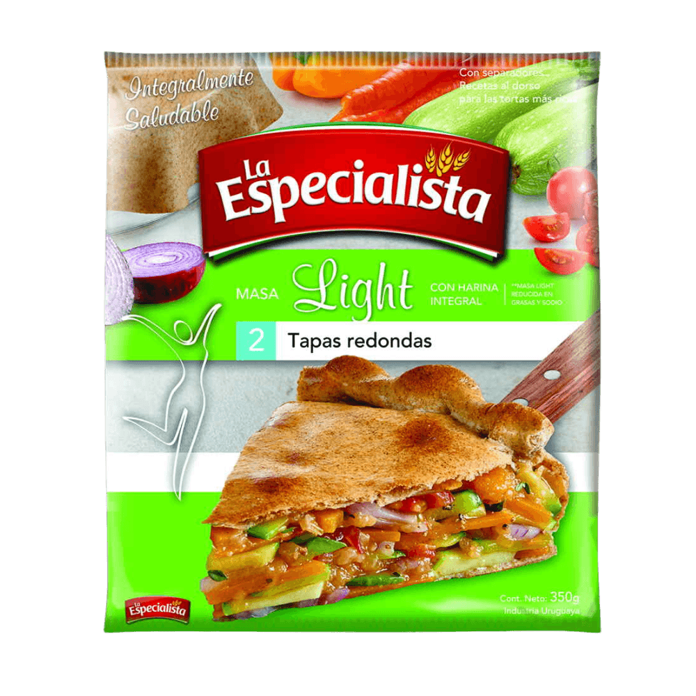 Tapa redonda LA ESPECIALISTA masa light 350 g