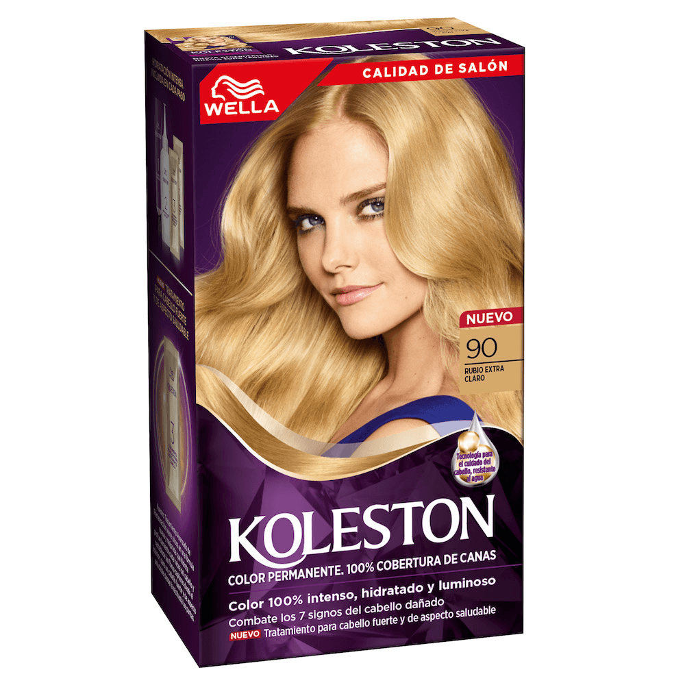 Kit Tinta KOLESTON N 90 Rubio Extra Claro